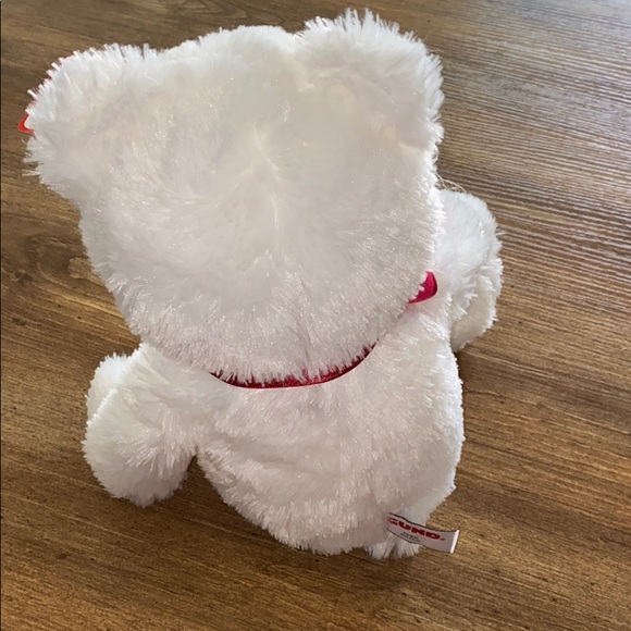 New Gund  White Teddy Bear plush toy Christmas - Picture 10 of 11